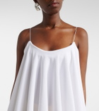 Jacquemus Voile open-back jersey top
