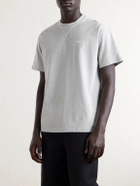 Givenchy - Logo-Embroidered Cotton-Jersey T-Shirt - Gray