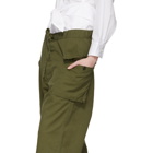 Chimala Green Military Drawstring Trousers