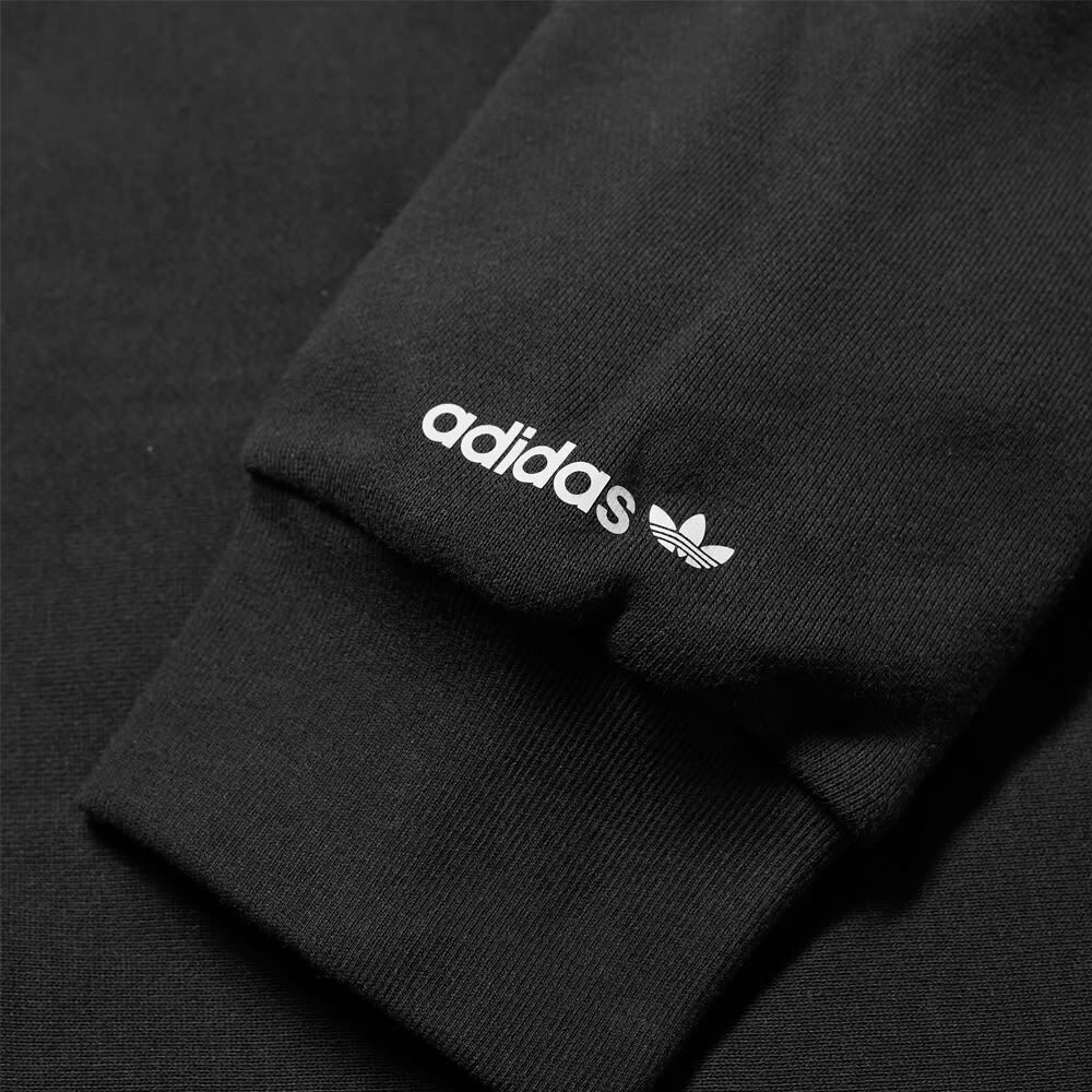 H25253 Adidas Men's Adicolor Hoody in Black/White adidas
