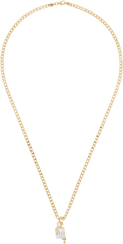 Photo: Alan Crocetti Gold Melt Curb Necklace