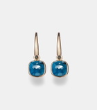 Pomellato Nudo Mini 18kt rose gold earrings with topazes