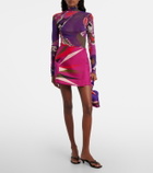 Pucci Stella silk wrap skirt