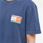 Tommy Jeans Men's Signature Pop Flag T-Shirt in Blue