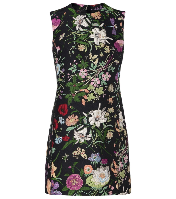 green emerald velvet dress GUCCI main image 0