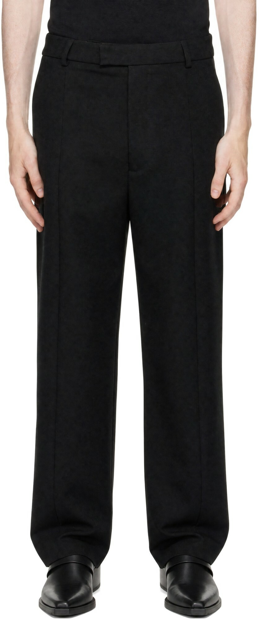 VETEMENTS Black Pinched Cut-Up Tailored Trousers