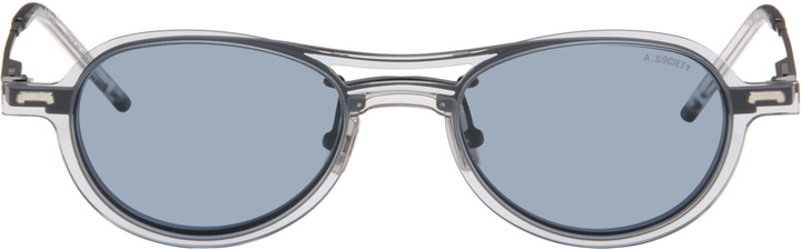 Photo: Maison Kitsuné Black A. Society Edition Hikari Sunglasses