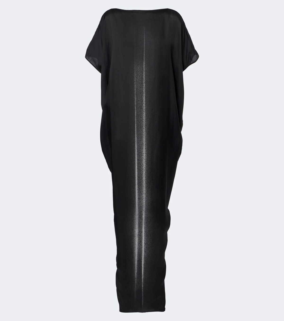 Rick Owens Dagger printed satin maxi dress
