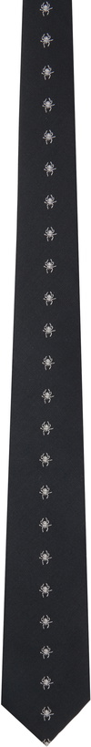 Photo: YOHJI YAMAMOTO Black Ant Pattern JQ Derby Tie