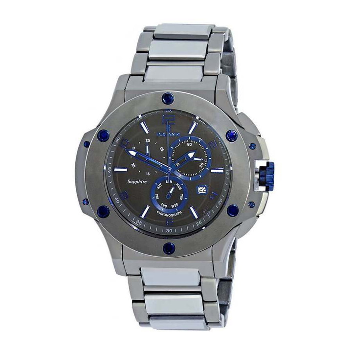Photo: Polanti Titan Chronograph Quartz Black Dial Mens Watch P7892