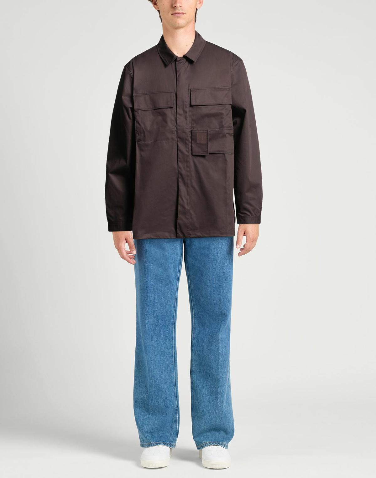 C. p. Company Mens Jacket Chocolate in Brown