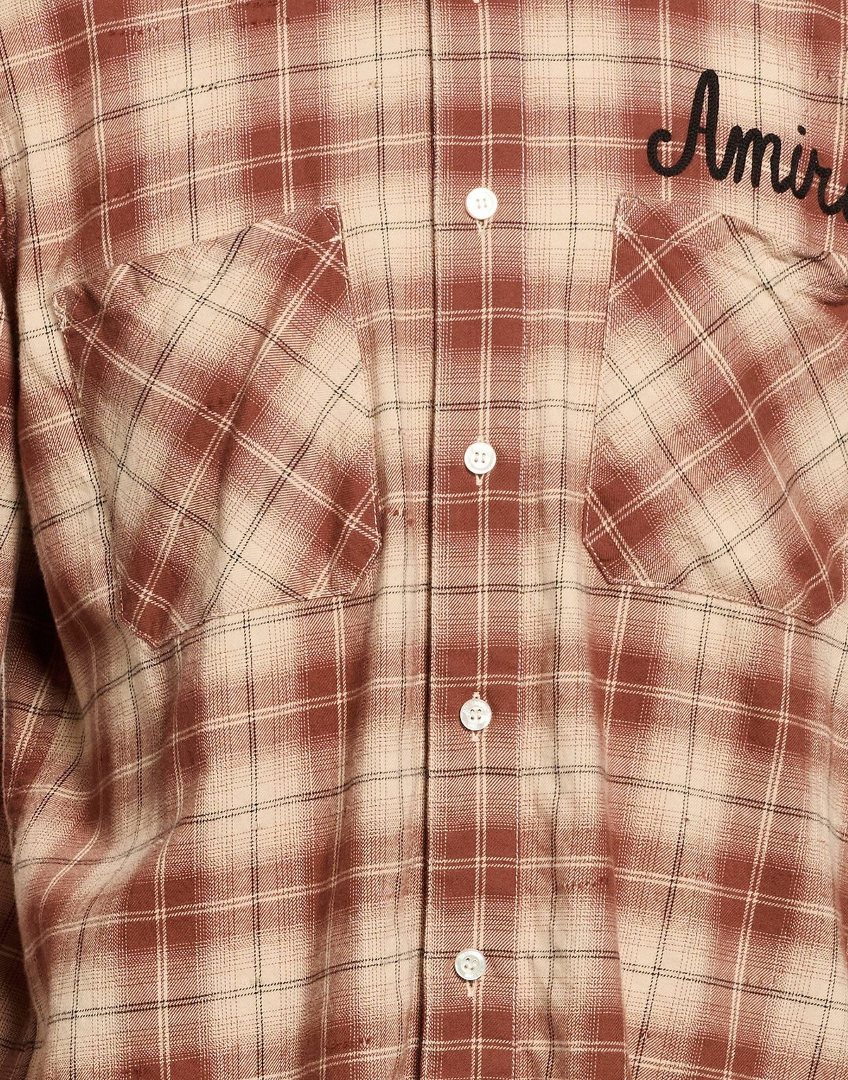 Amiri Mens Shirt in Brown