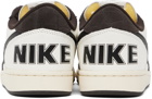 Nike White & Brown Terminator Low Sneakers
