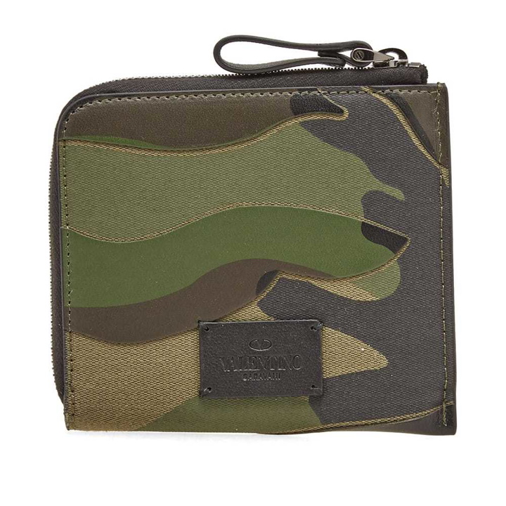 Photo: Valentino Camouflage Zip Wallet
