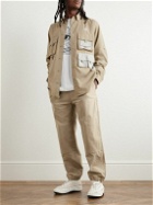 Nike - ACG Tapered Logo-Embroidered Belted Stretch-Nylon Trousers - Neutrals