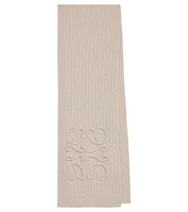 Photo: Loewe Anagram wool scarf