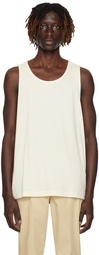 Outdoor Voices Off-White Bonded Tank Top