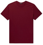 Loro Piana - Slim-Fit Silk and Cotton-Blend Jersey T-Shirt - Men - Red