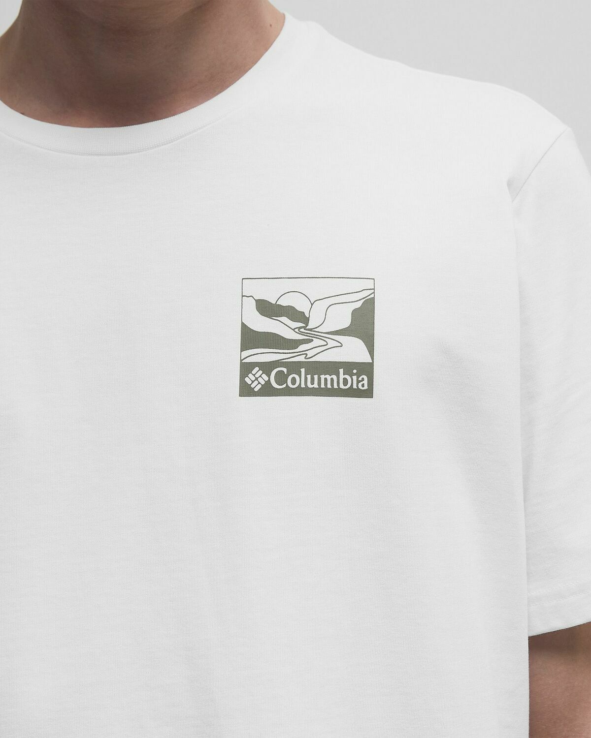Columbia Explorers Canyon™ Back SS Tee White Mens Shortsleefe