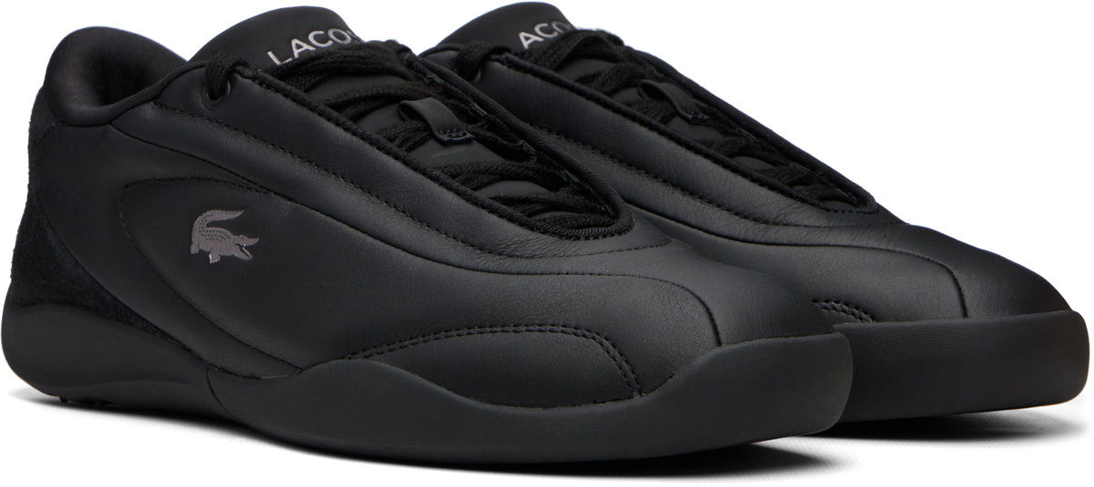 Lacoste Black Protect Leather Sneakers