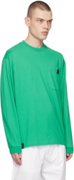 Izzue Green Crewneck Long Sleeve T-Shirt