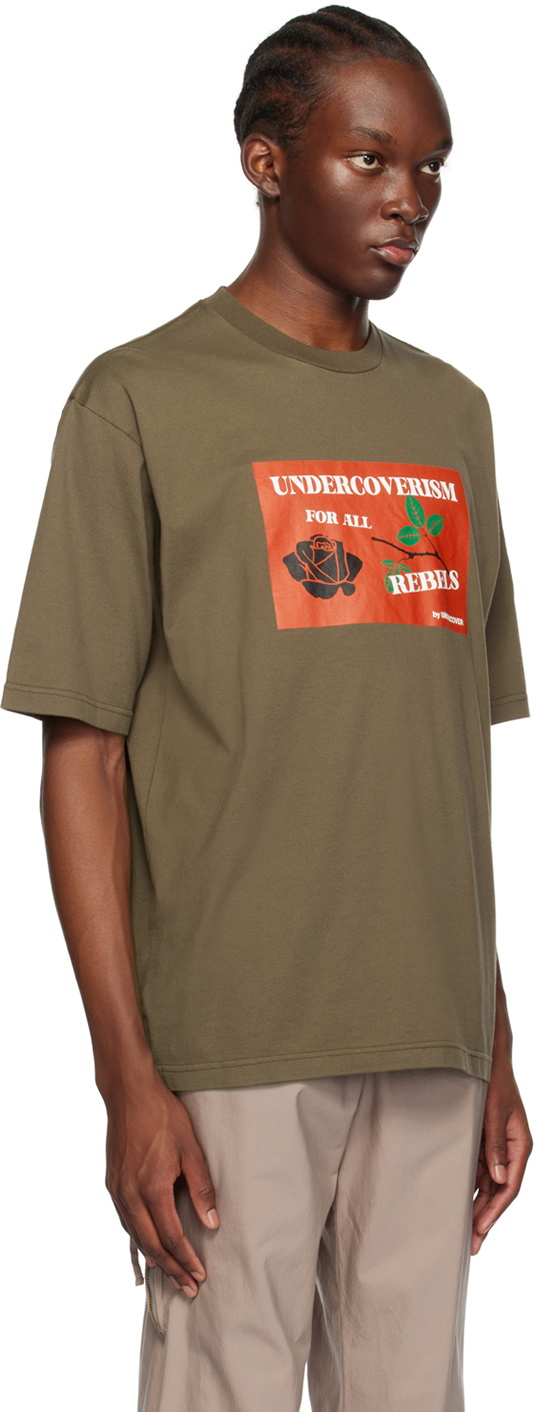 Undercoverism Brown Graphic T-Shirt Undercoverism