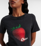 Chloé Printed cotton jersey T-shirt
