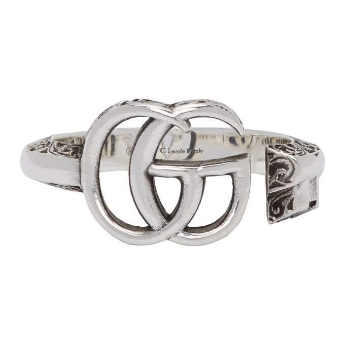 Photo: Gucci Silver Double G Marmont Ring