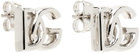 Dolce&Gabbana Silver 'DG' Logo Earrings