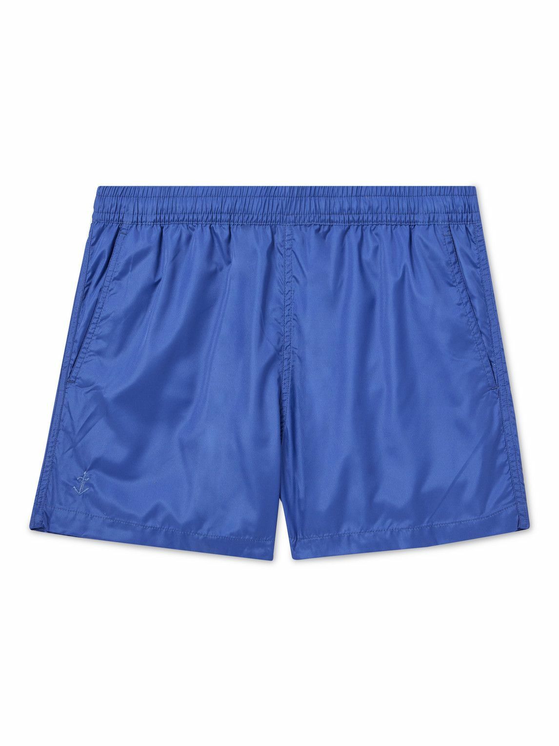 La Paz - Straight-Leg Short-Length Recycled Swim Shorts - Blue