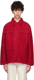 Bode Red Hunting Jacket