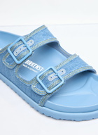 Birkenstock 1774 Arizona Stone Washed Denim Sandals