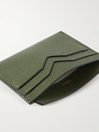 Valextra - Pebble-Grain Leather Cardholder