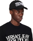 Versace Jeans Couture Black Logo Baseball Cap