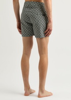 Gusari The London Printed Shell Swim Shorts Black