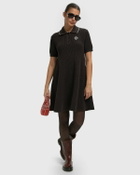 Badge Accent Cotton Polo Dress