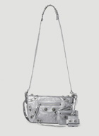 Balenciaga - Le Cagole Crossbody Bag in Silver