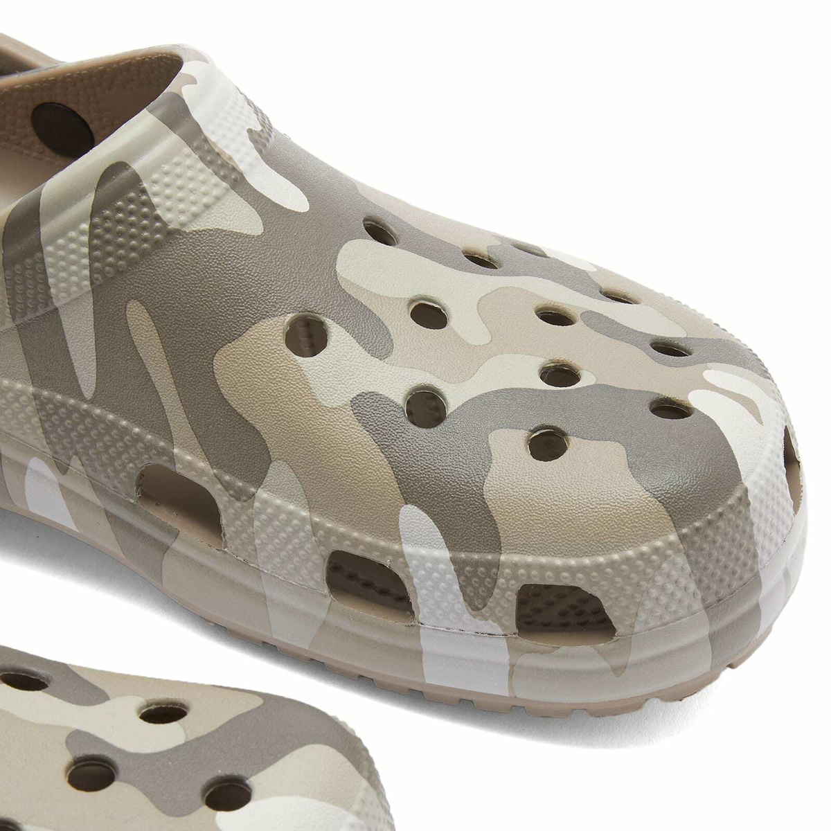 Crocs Classic Printed Camo Clog in Mushroom Multi Crocs