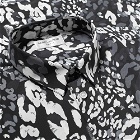 Saint Laurent Tricolour Leopard Print Short Sleeve  Shirt