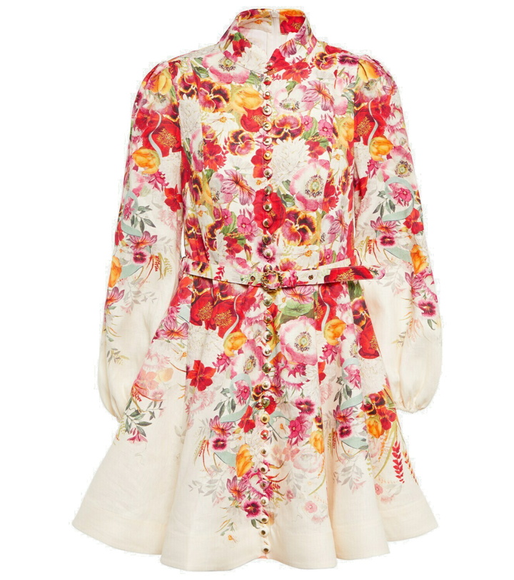 Photo: Zimmermann - Wonderland floral linen minidress