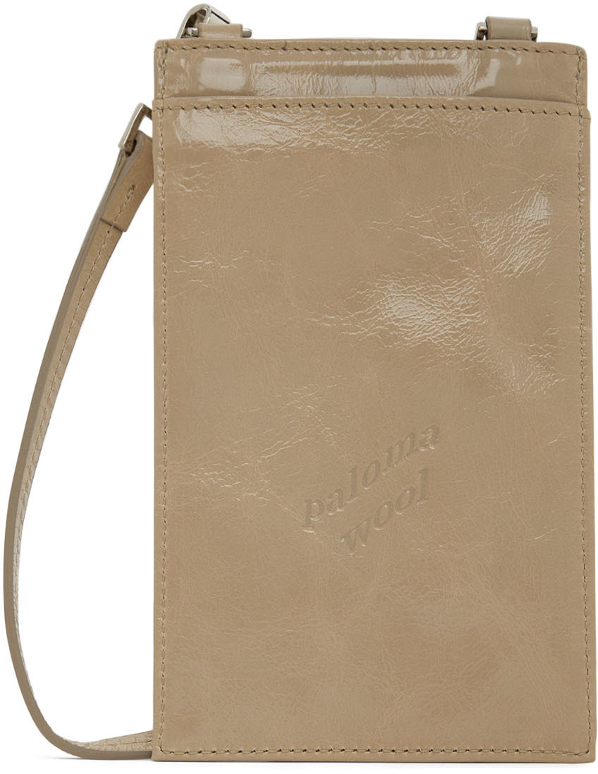 Paloma Wool Beige Paul II Card Holder Pouch