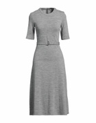 Peserico Womens Midi dress in Grey