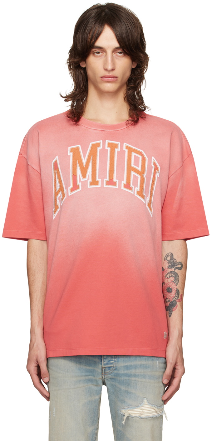 【AMIRI】 ピンク Core Tシャツ AMIRI Core Logo Tee Pink Men's - FW21 - US