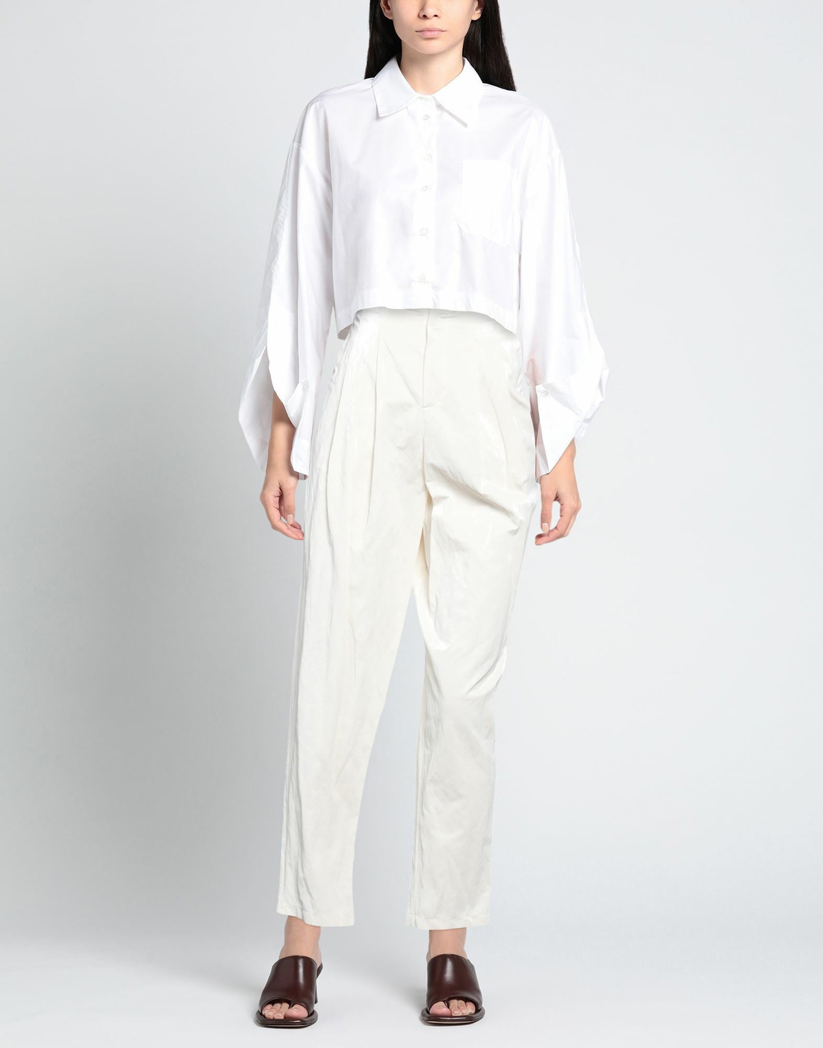 Jijil Womens Pants Ivory