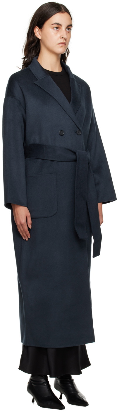 Anine bing clearance dylan coat navy