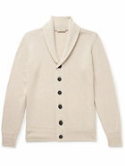 John Smedley - Cullen Slim-Fit Recycled-Cashmere and Merino Wool-Blend Cardigan - Neutrals