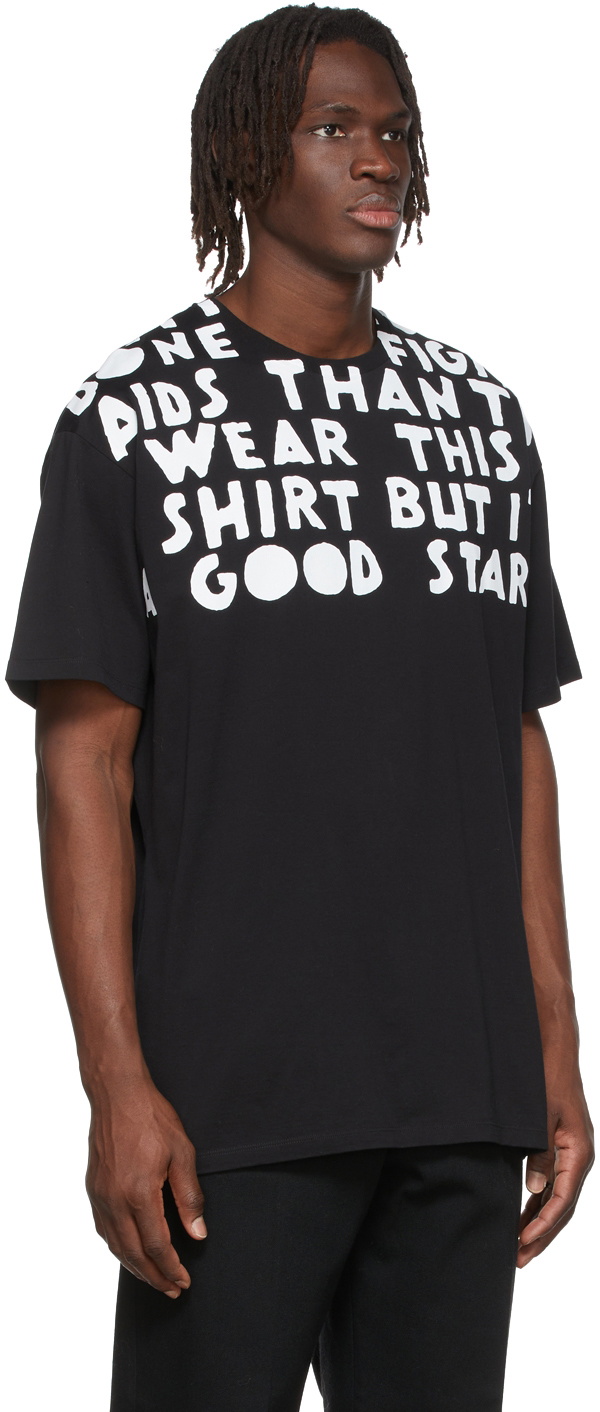 Maison Margiela Black AIDS Jersey T-Shirt Maison Margiela