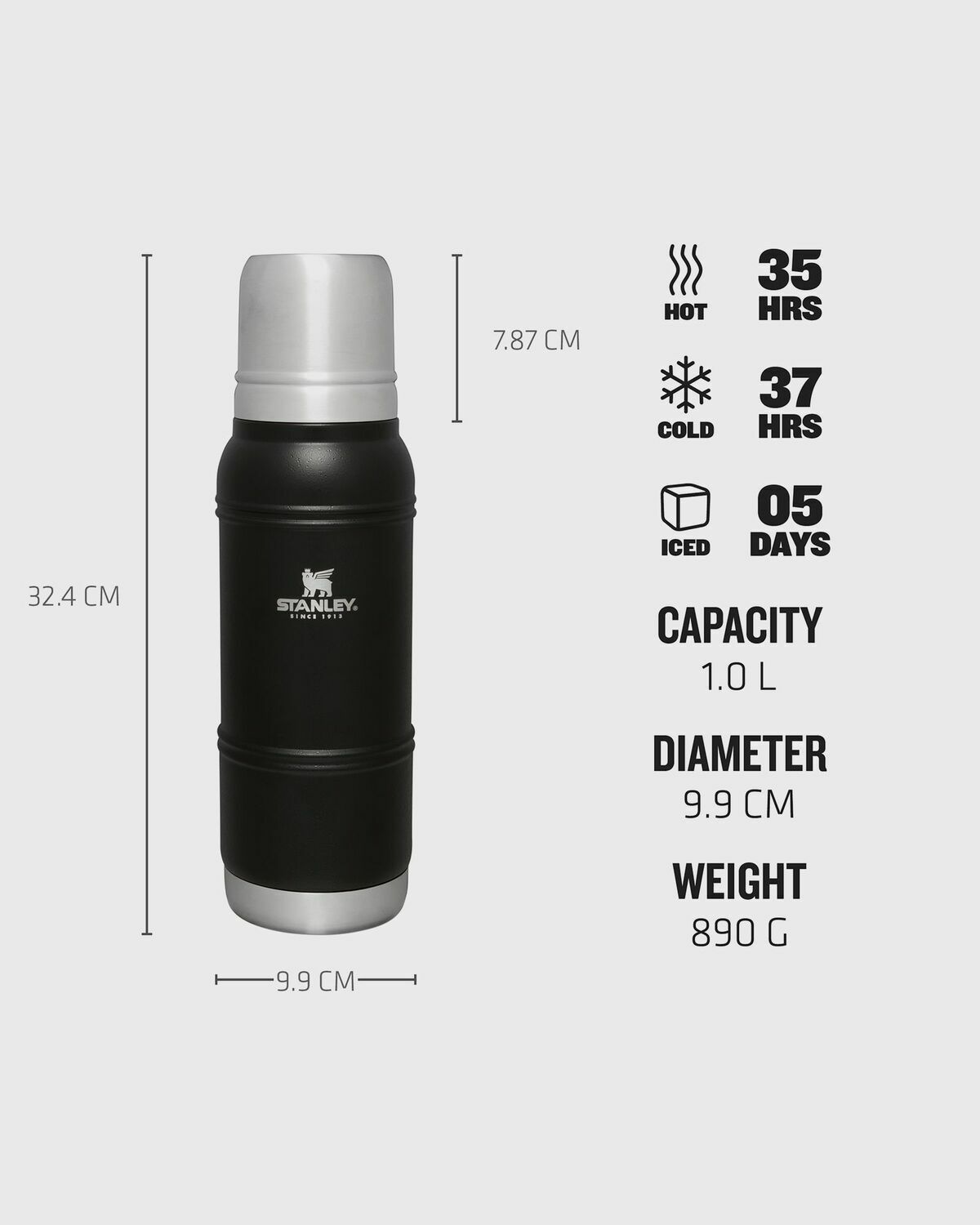 Stanley The Artisan Thermal Bottle Black Tableware