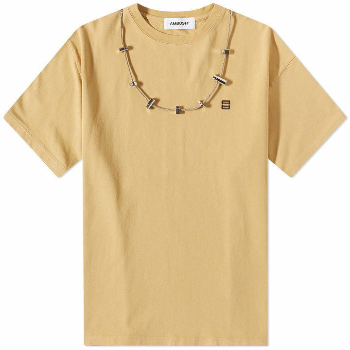 Photo: Ambush Men's Stoppers T-Shirt in Yellow