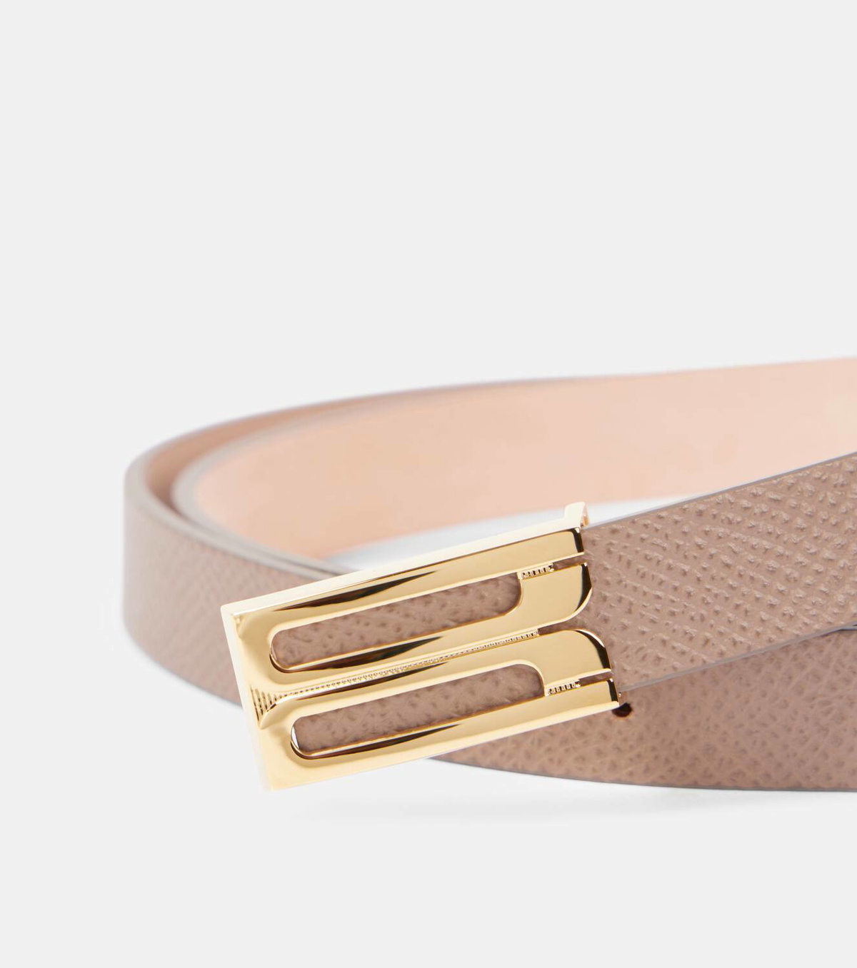 NEW VICTORIA BECKHAM women\'s micro frame belt in tan Dorian Frame Belt Micro – Victoria Beckham main image 4